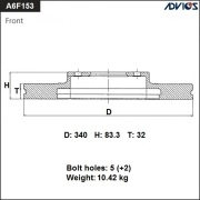 ADVICS A6F153B