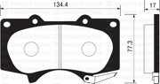 Sangsin brake SP2033